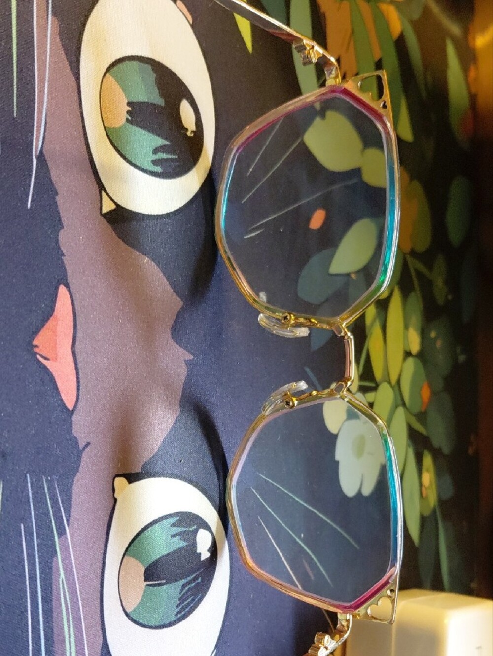 Colorful Gradient Metal Frame Reading Glasses - Picture 7 of 10